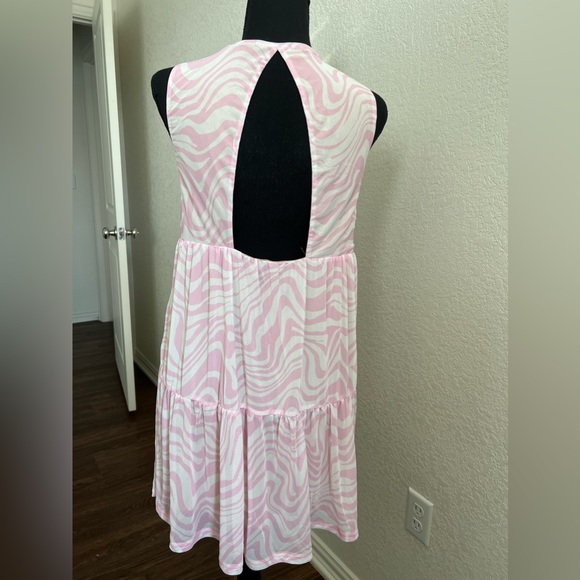 NWT AFRM Mesh Zebra Dress - Picture 3 of 8